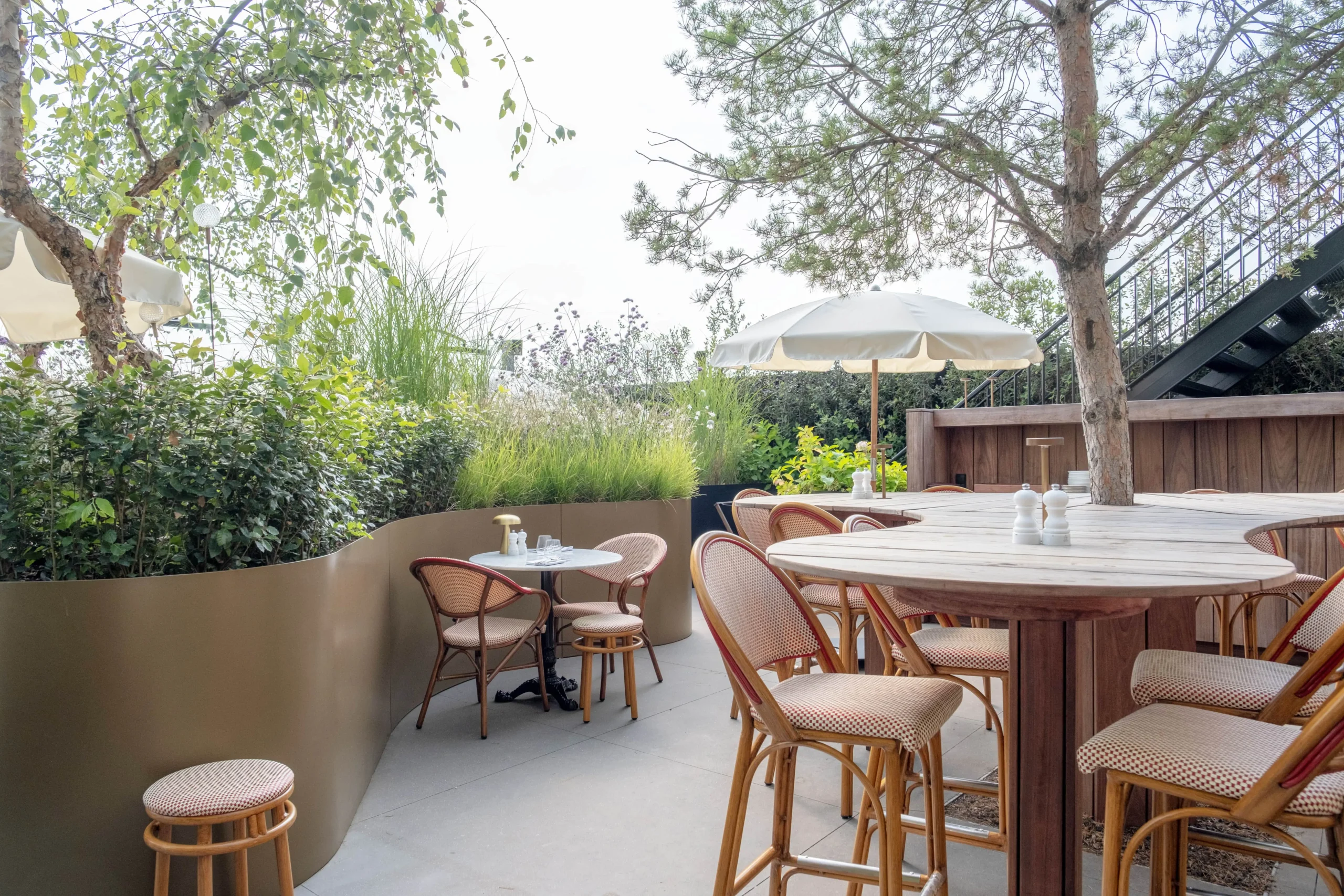 Horecatuin Terras Restaurant Link21 in Herentals